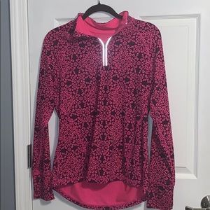 Ideology Pink and Dark Purple Zip Up